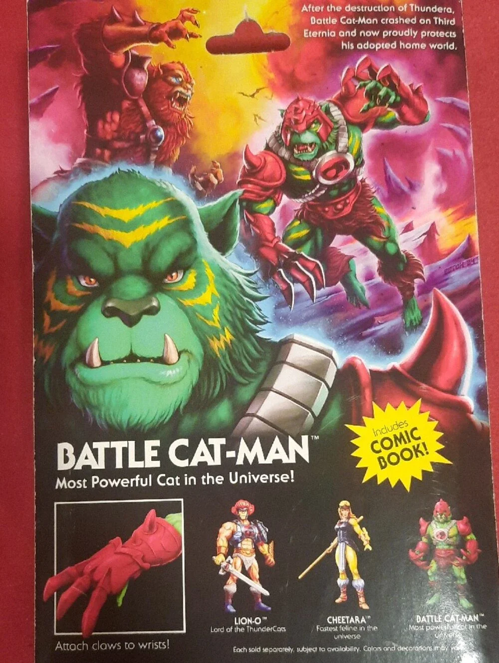 Thundercats Mattel Battle Cat-Man Masters Of The Universe